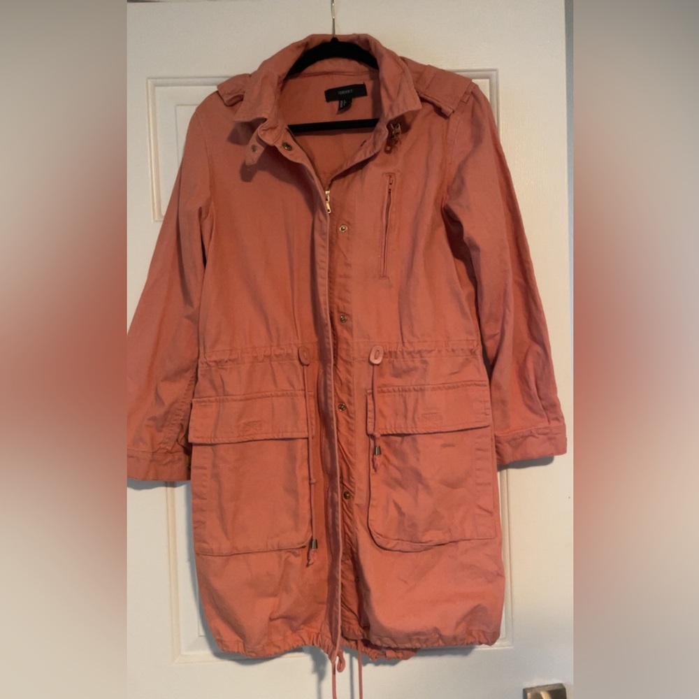 Forever 21 Coral Utility Jacket